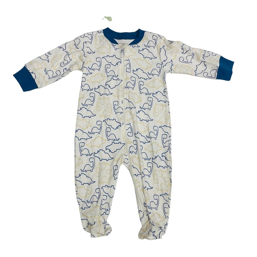 NWT Kissy Kissy 9M Dino Duo Zipper Footie